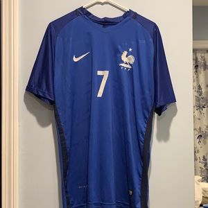 AUTHENTIC!!!  GRIEZMANN #7 FRENCH SOCCER JERSEY